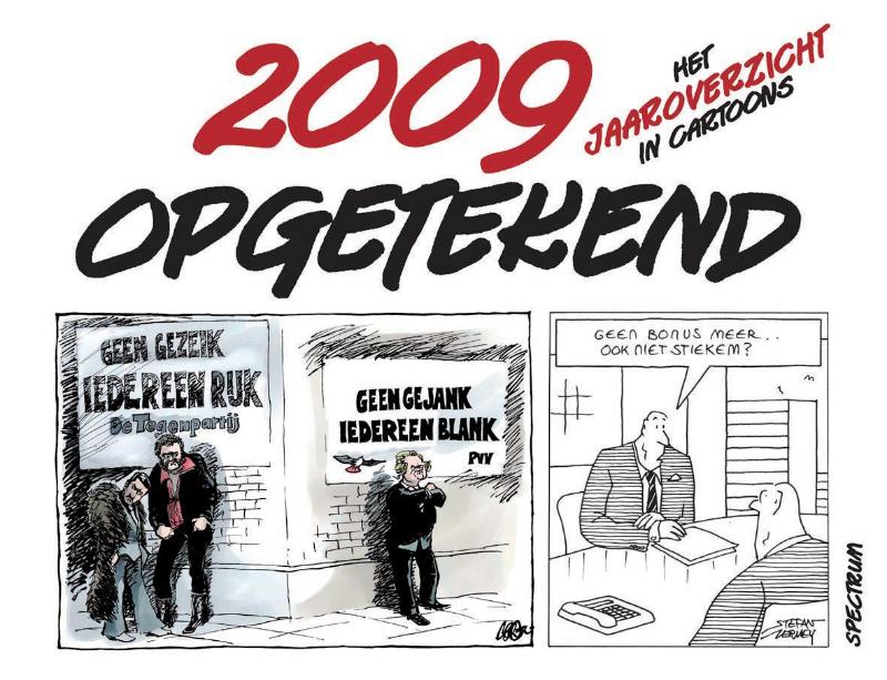 Omslag van 2009 opgetekend