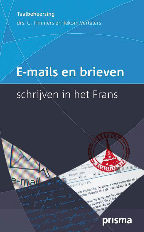 Omslag van E-mails en brieven schrijven in het Frans