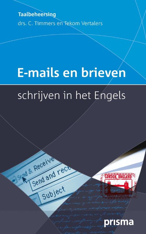 Omslag van E-mails en brieven schrijven in het Engels