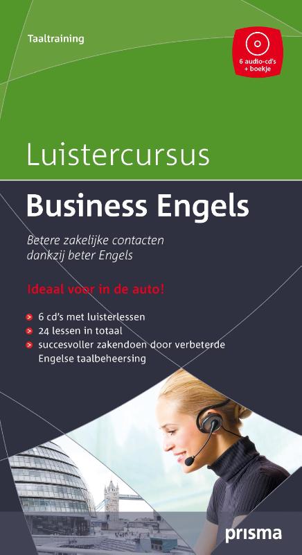 Omslag van Prisma Luistercursus Business Engels