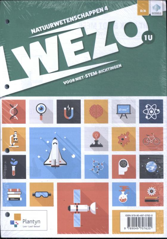 Omslag van WEZO natuurwetenschappen 4