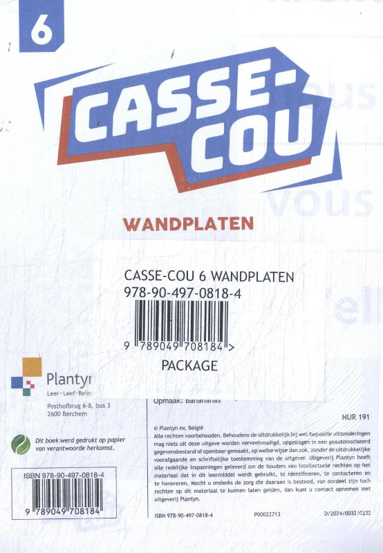 Omslag van 6 Wandplaten