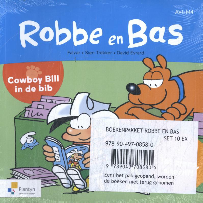 Omslag van Boekenpakket Robbe en Bas