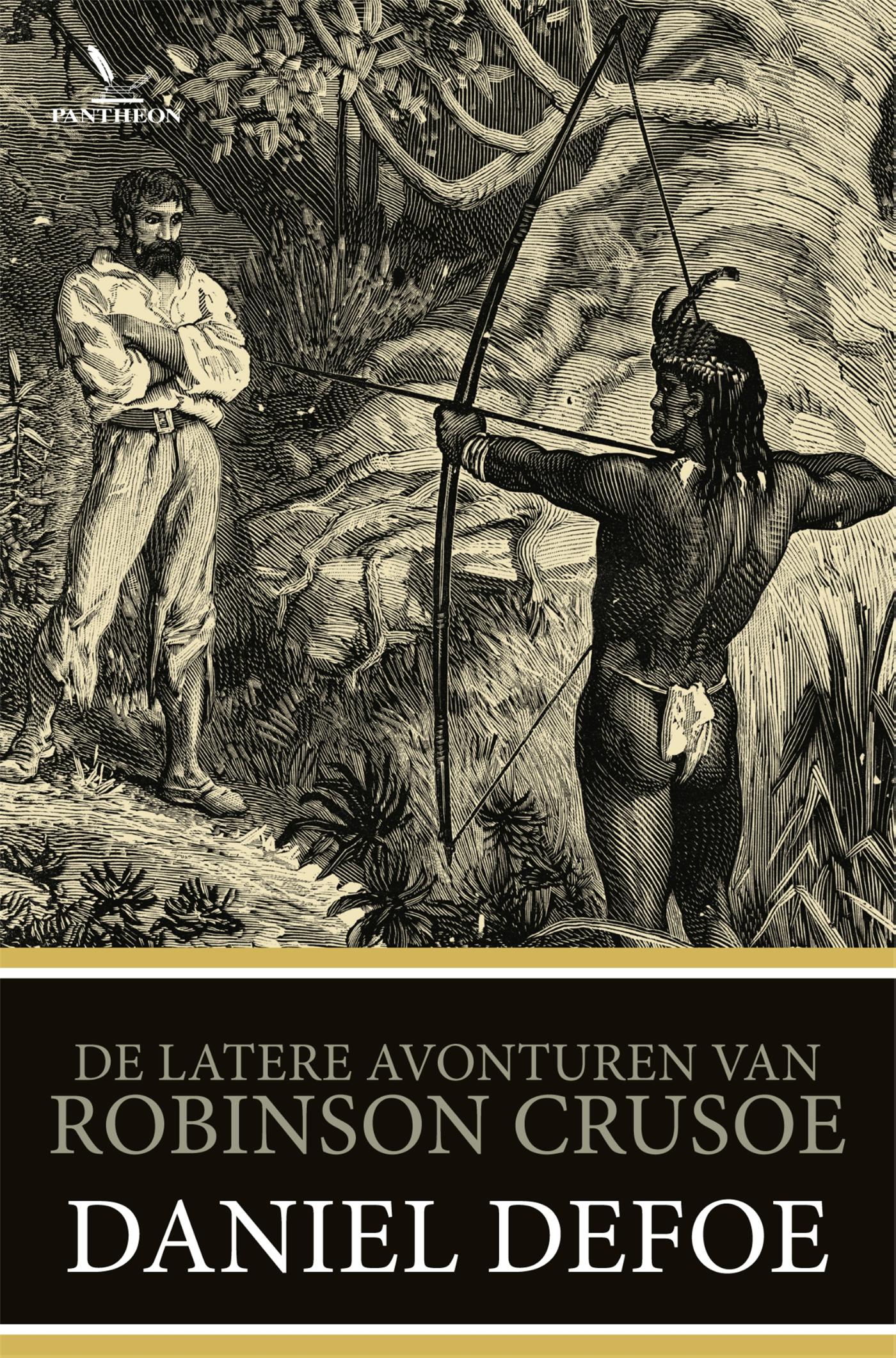 Omslag van De latere avonturen van Robinson Crusoe