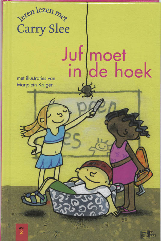 Omslag van Juf moet in de hoek