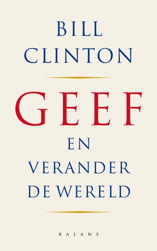 Omslag van Geef