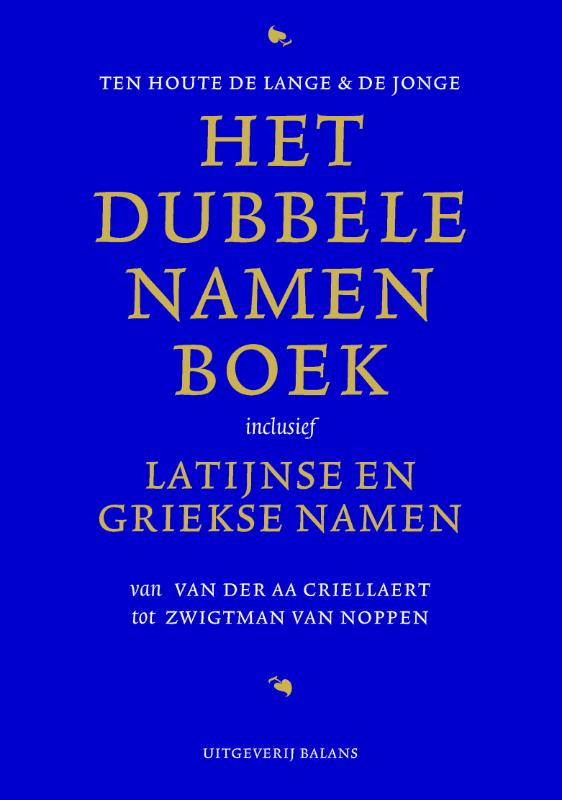 Omslag van Het dubbele namenboek