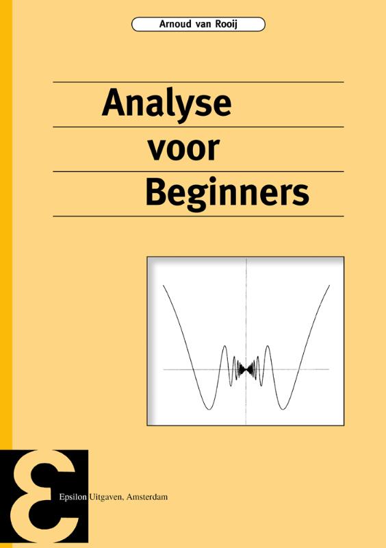 Omslag van Analyse voor beginners