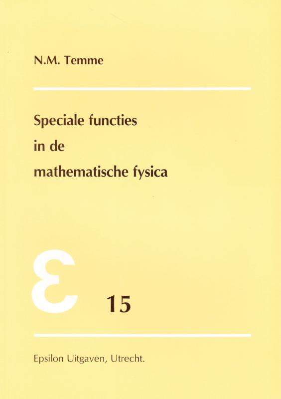 Omslag van Speciale functies in de mathematische fysica