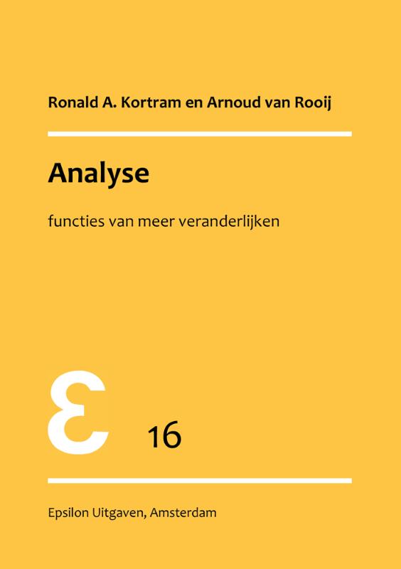 Omslag van Analyse