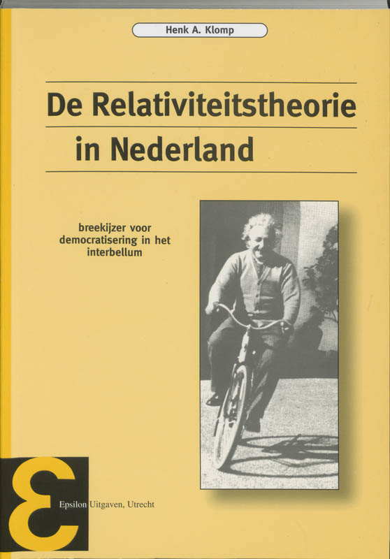 Omslag van De relativiteitstheorie in Nederland