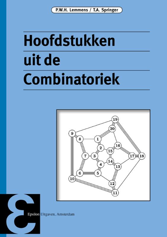 Omslag van Hoofdstukken uit de Combinatoriek
