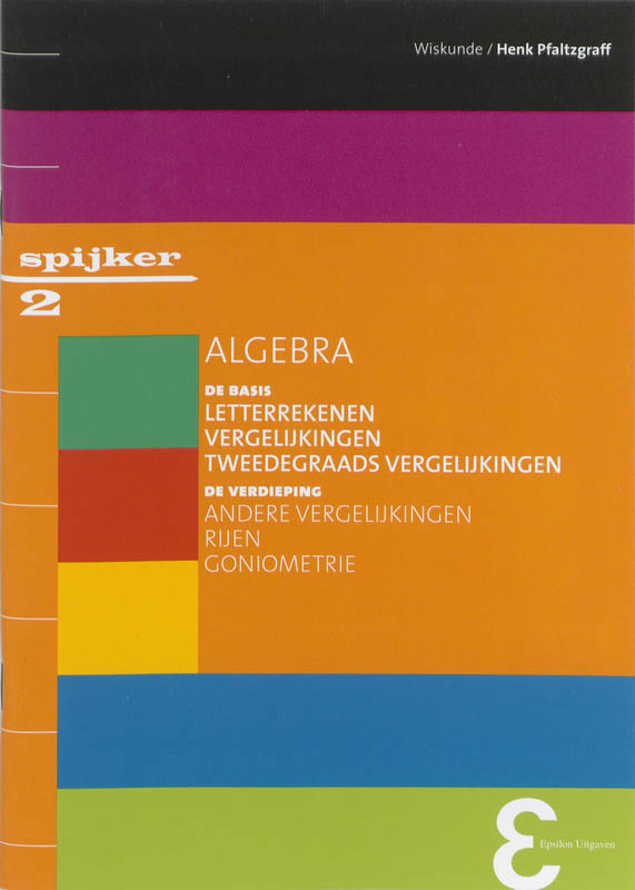 Omslag van Algebra