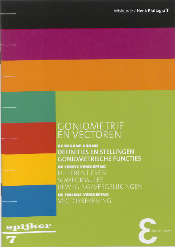 Omslag van Goniometrie en vectoren
