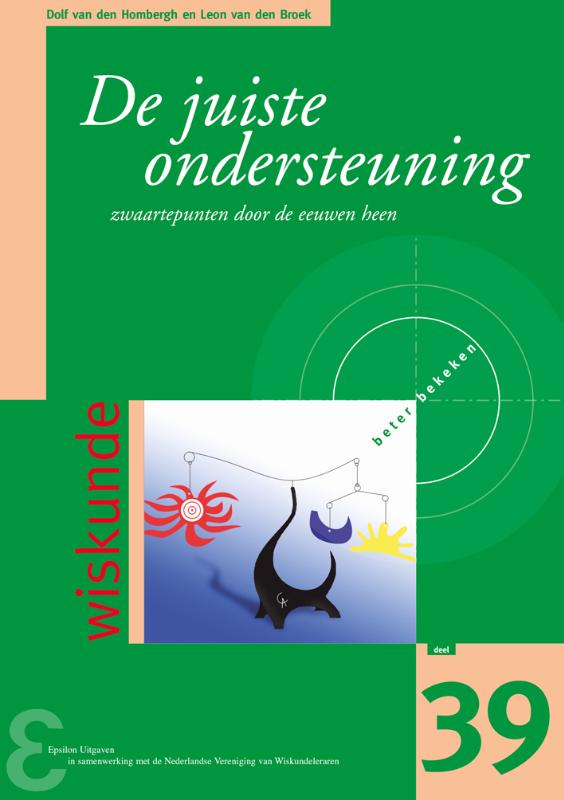 Omslag van De juiste ondersteuning