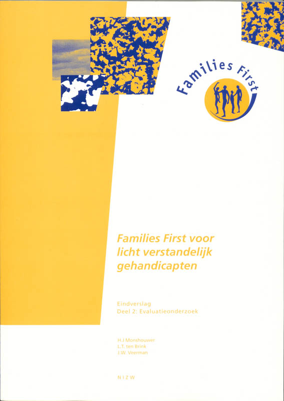Omslag van Families first voor licht verstandelijk gehandicapten