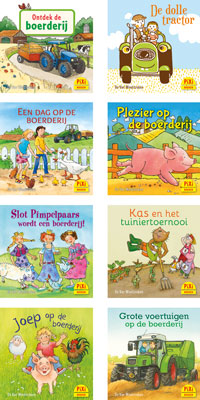 Omslag van Op de boerderij, 8 x 8 ex.