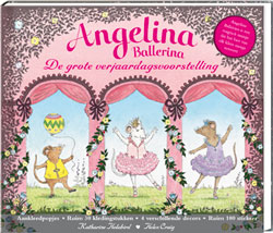 Omslag van Angelina Ballerina. De grote verjaardagsvoorstelling
