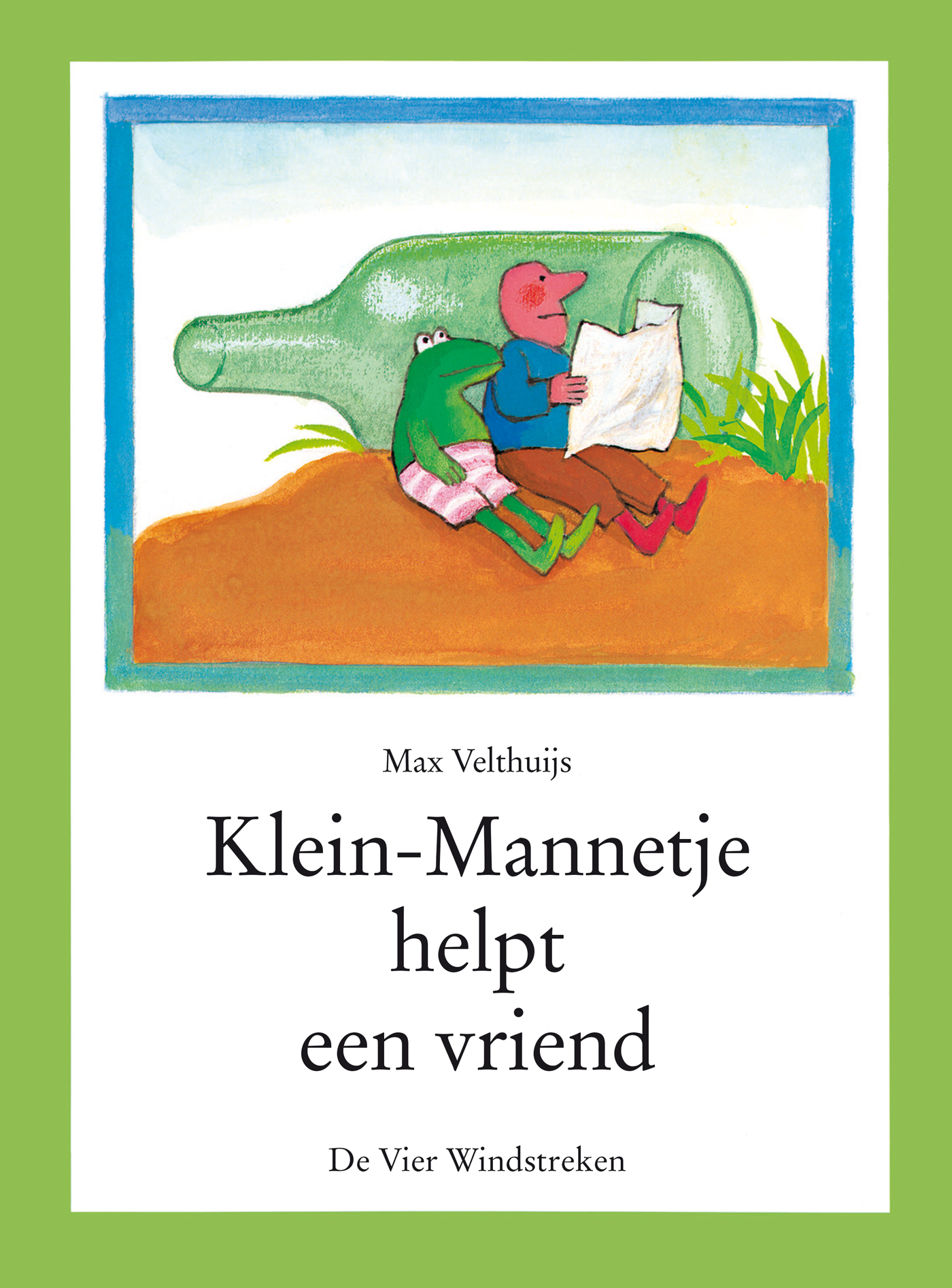 Omslag van Klein-Mannetje helpt een vriend