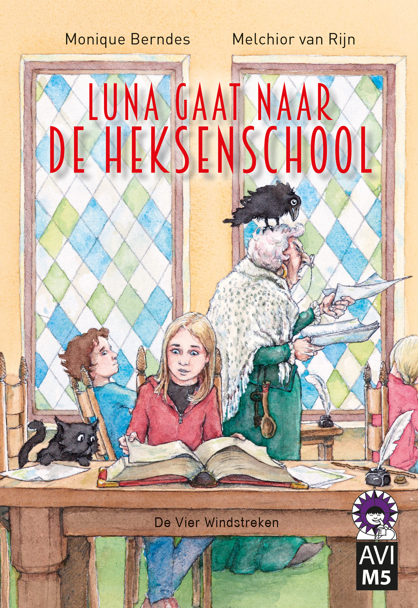 Omslag van Luna gaat naar de heksenschool