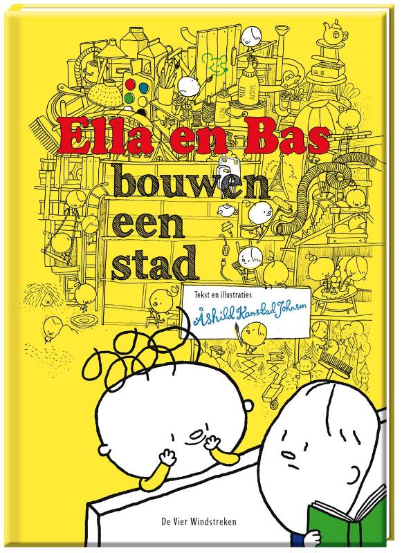 Omslag van Ella en Bas bouwen een stad