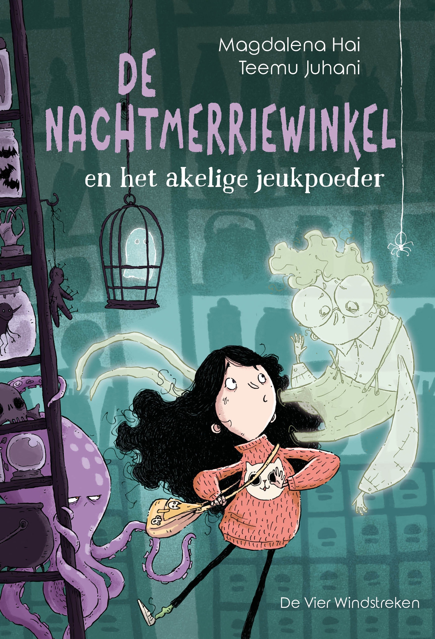 Omslag van De Nachtmerriewinkel en het akelige jeukpoeder