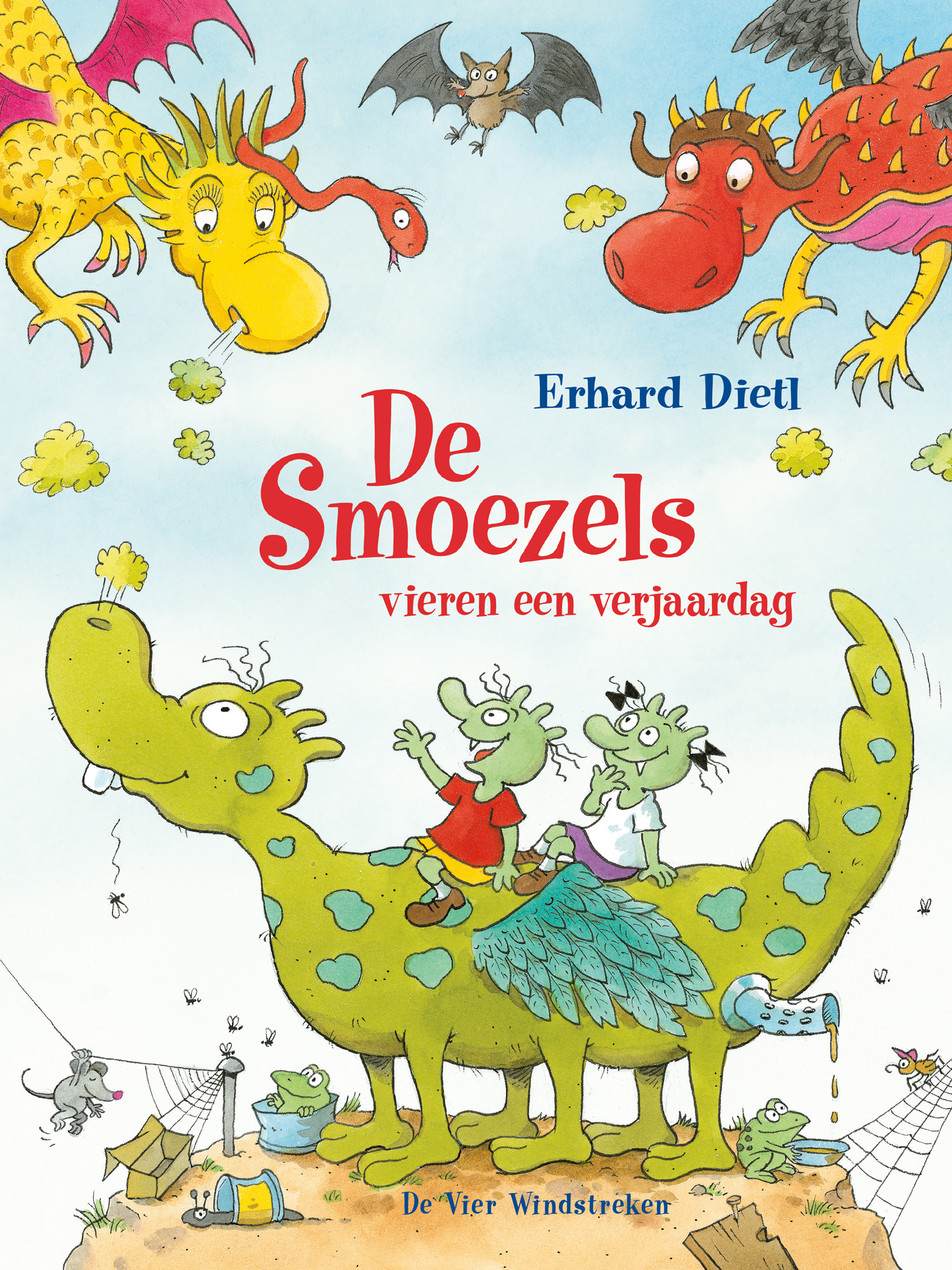 Omslag van De Smoezels vieren een verjaardag