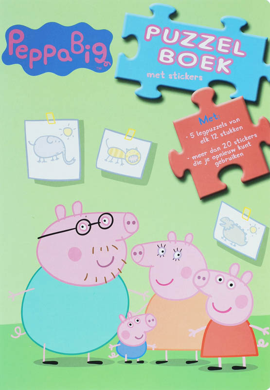 Omslag van Puzzelboek met stickers