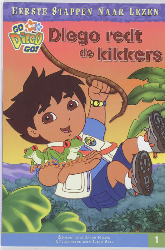 Omslag van Diego redt de kikkers