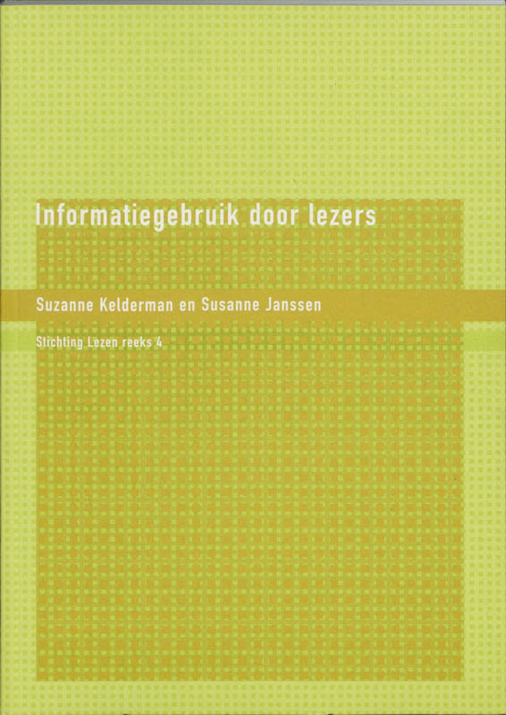 Omslag van Informatiegebruik door lezers