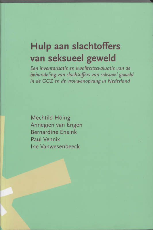 Omslag van Hulp aan slachtoffers van seksueel geweld