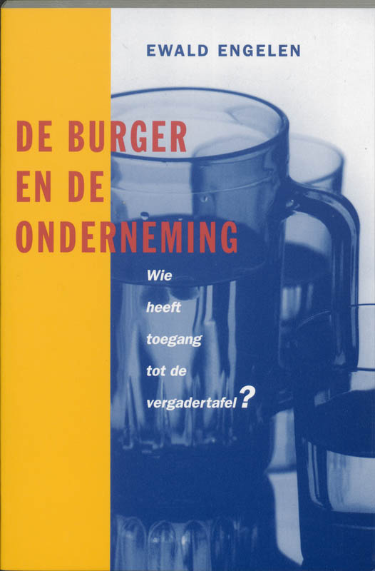 Omslag van De burger en de onderneming