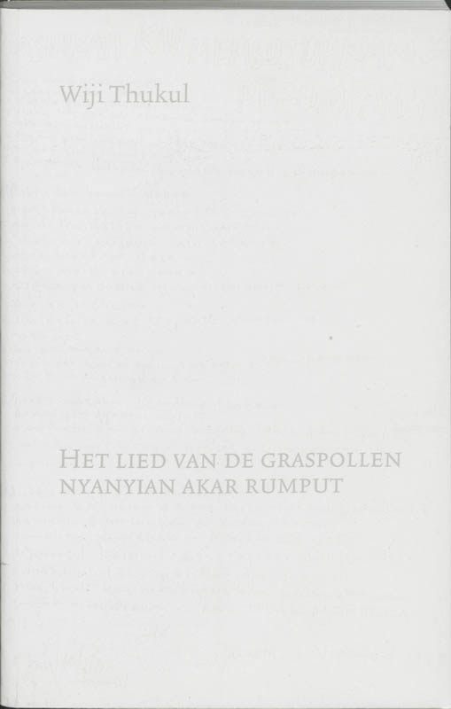 Omslag van Het lied van de graspollen
