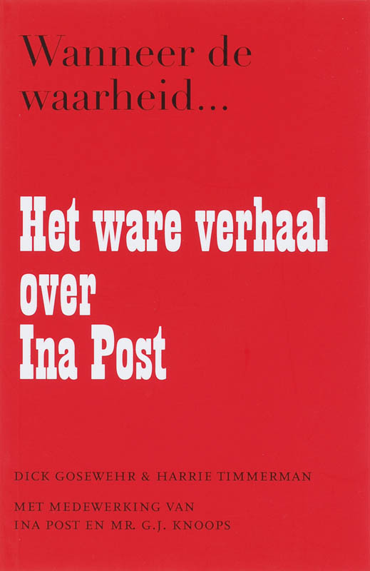Omslag van Wanneer de waarheid...