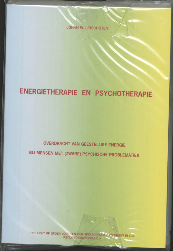 Omslag van Energie therapie en psychotherapie