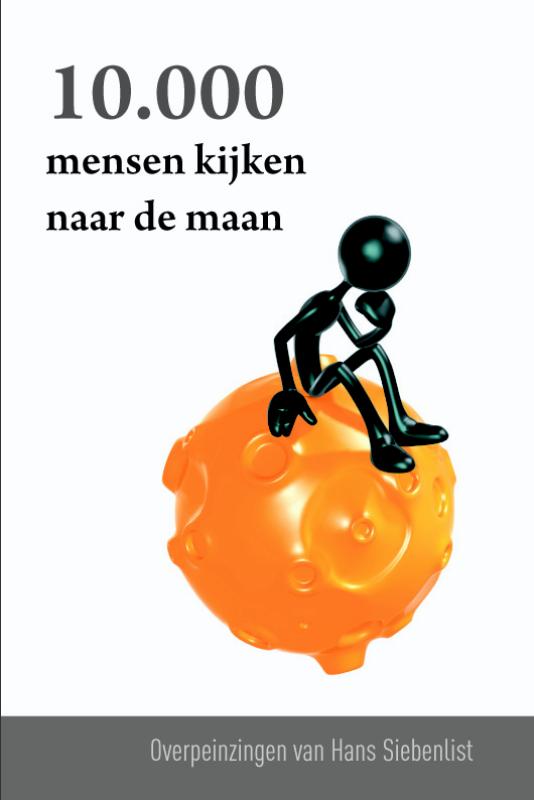 Omslag van 10.000 mensen kijken naar de maan