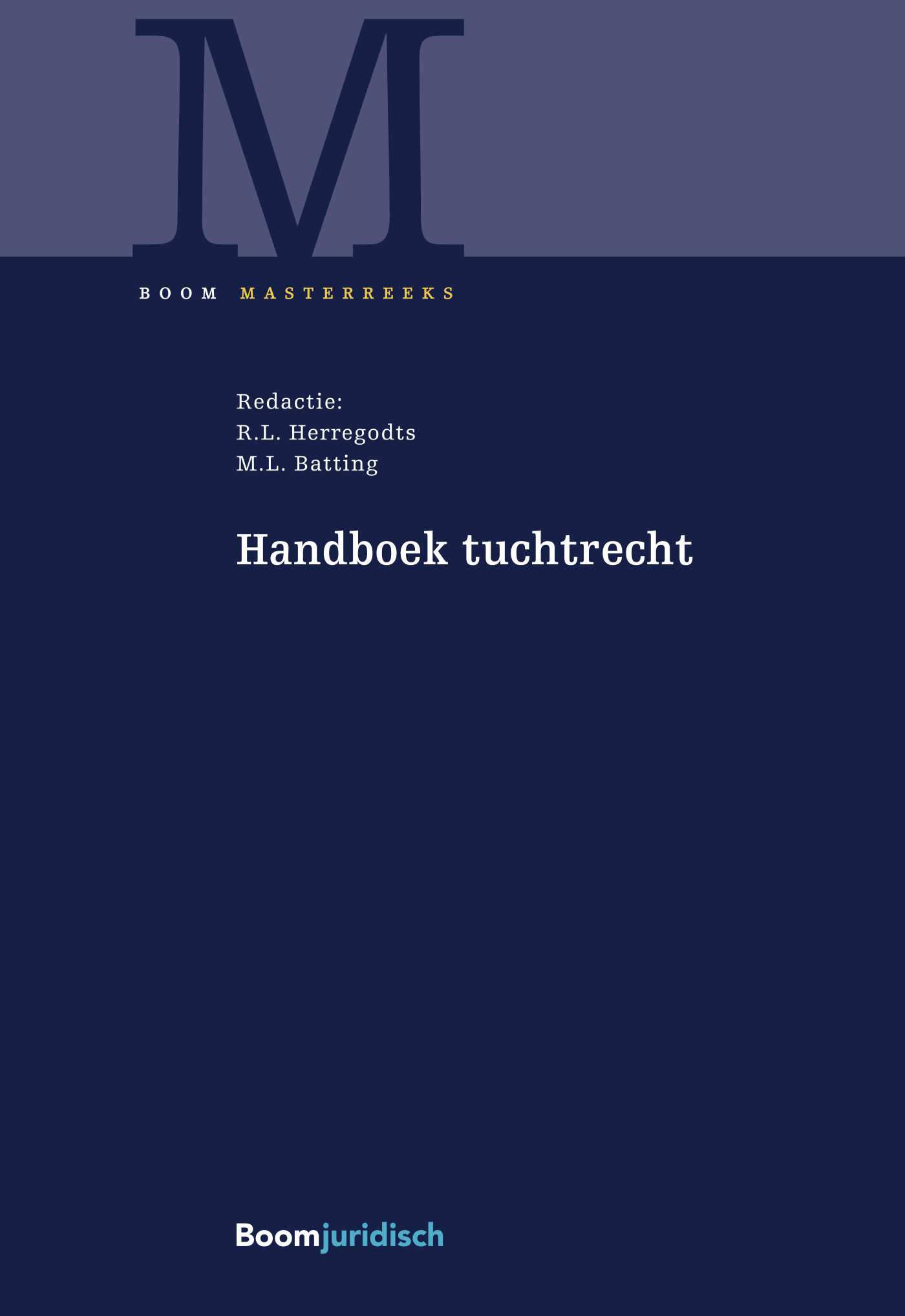 Omslag van Handboek tuchtrecht