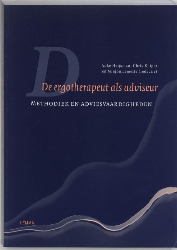 Omslag van De ergotherapeut als adviseur