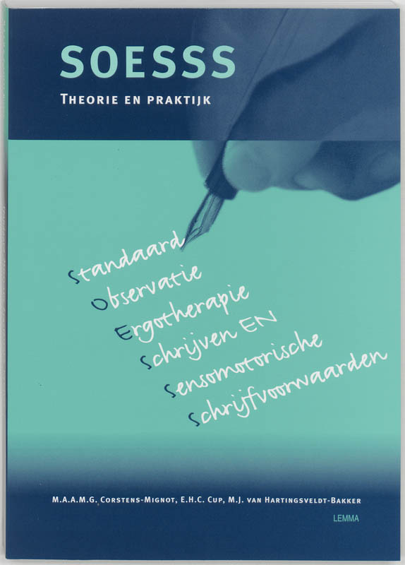 Omslag van Standaard observatie ergotherapie schrijven en sensomotorische schrijfvoorwaarden