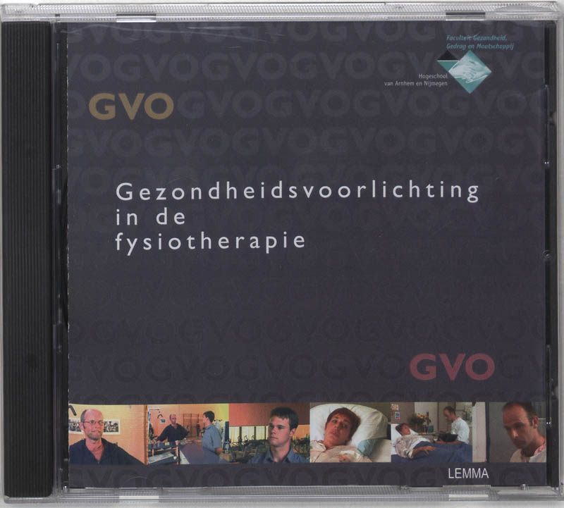 Omslag van GVO gezondheidsvoorlichting in de fysiotherapie