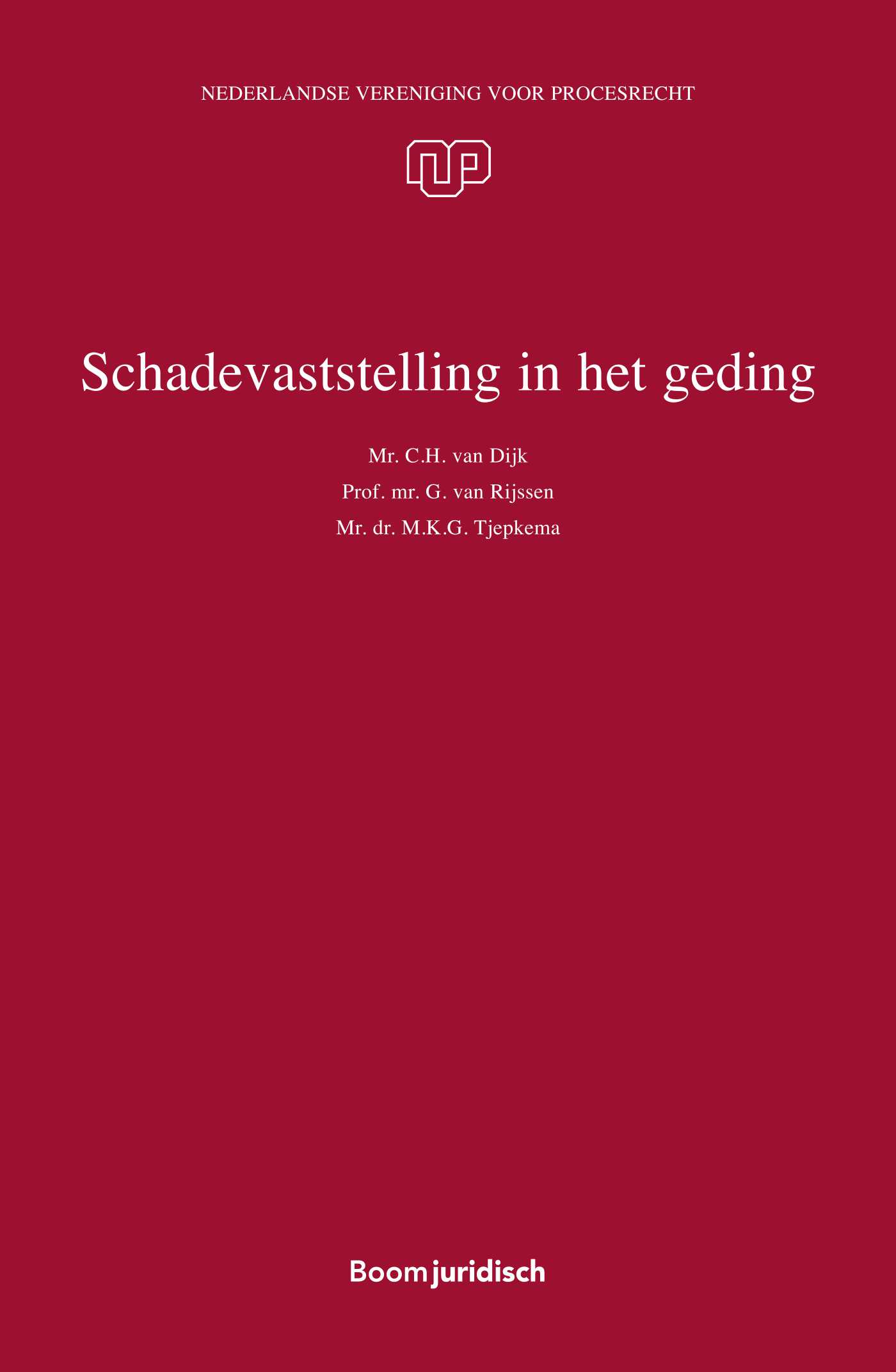 Omslag van Schadevaststelling in het geding