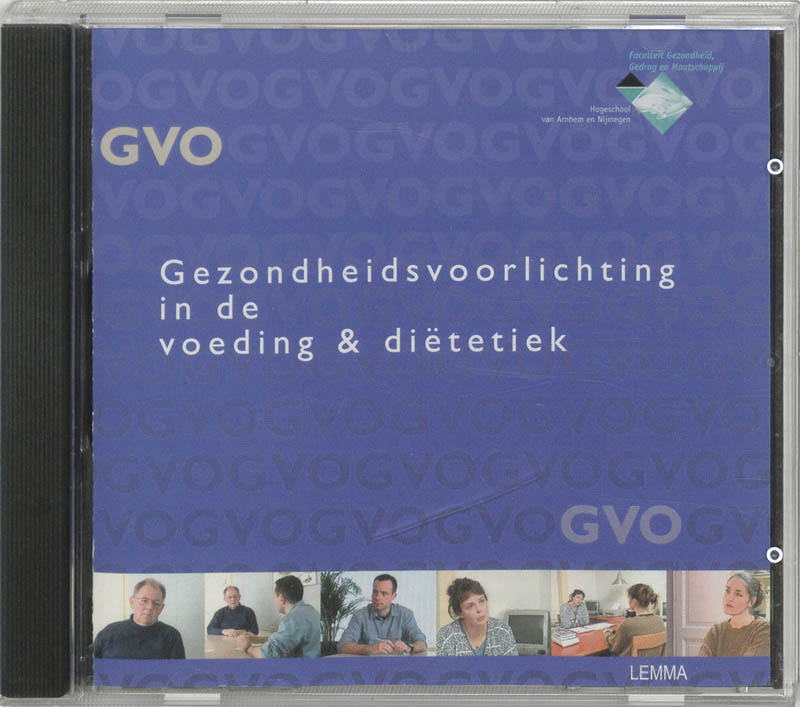 Omslag van GVO gezondheidsvoorlichting in de voeding en dietetiek