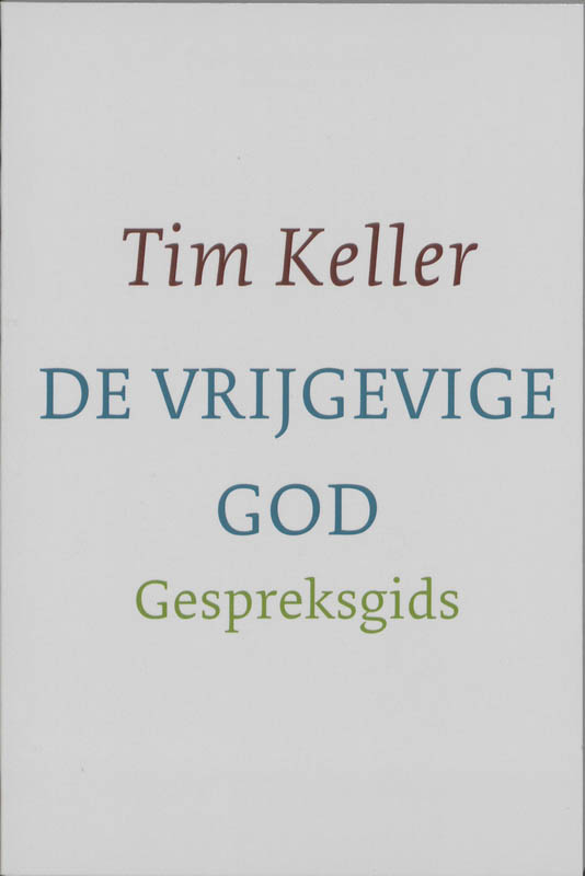 Omslag van De vrijgevige God gespreksgids