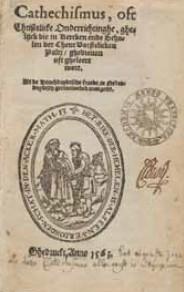Omslag van Catechismus, 1563