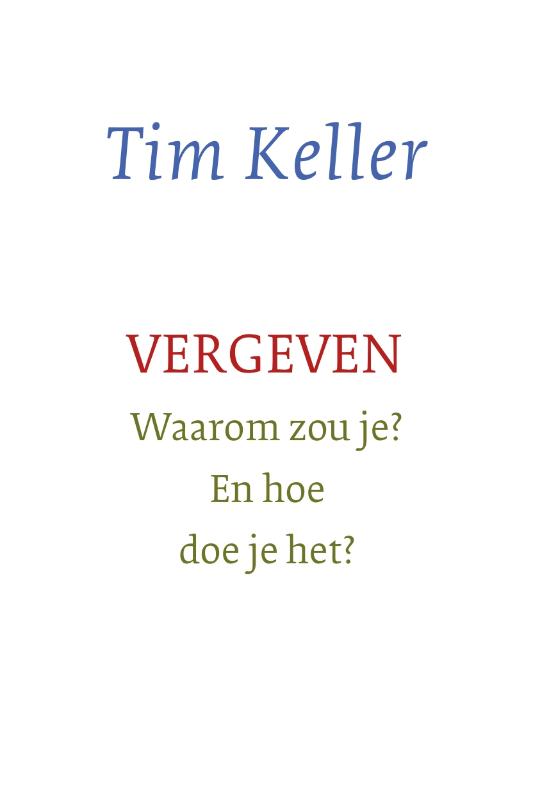 Omslag van Vergeven