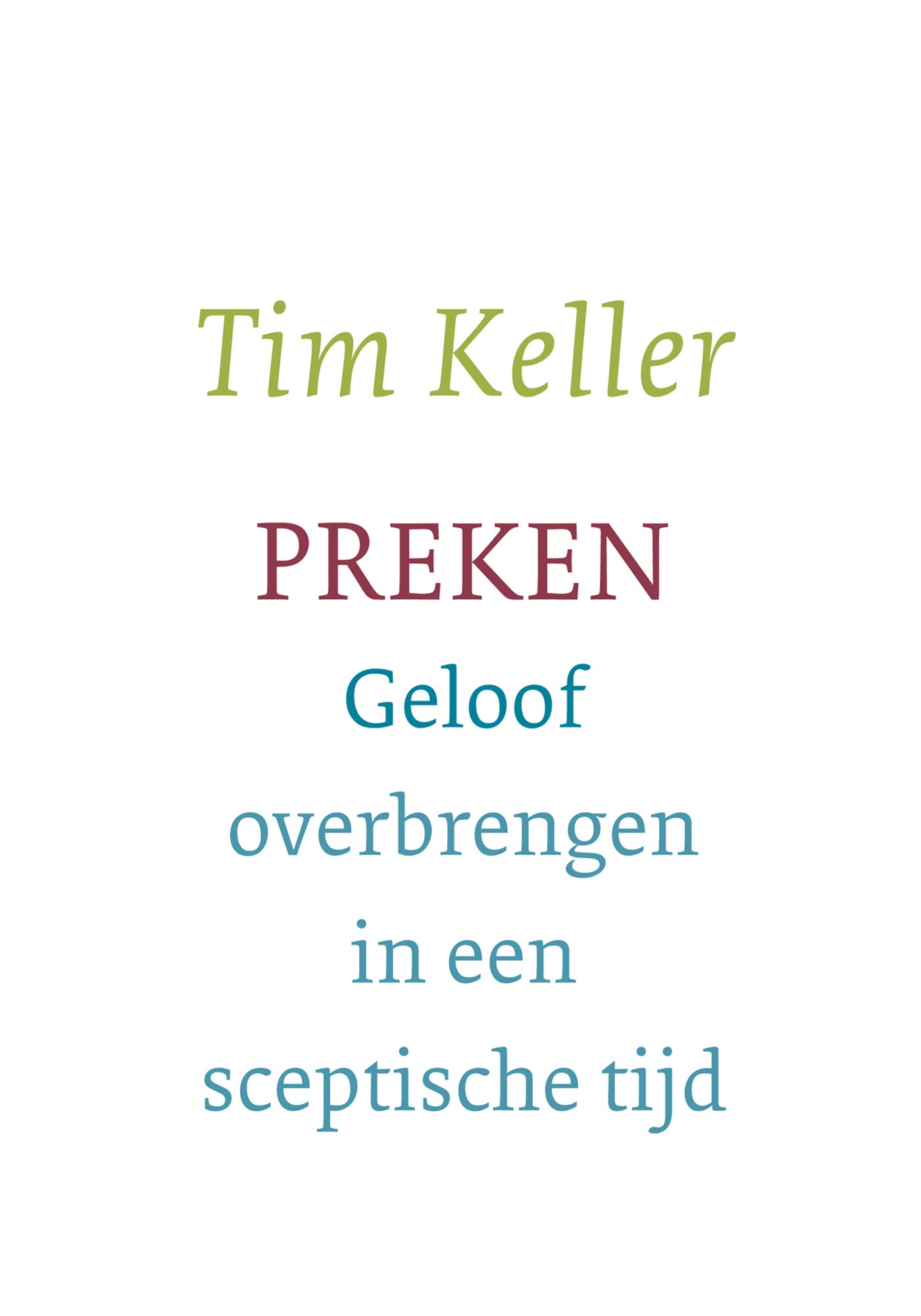 Omslag van Preken