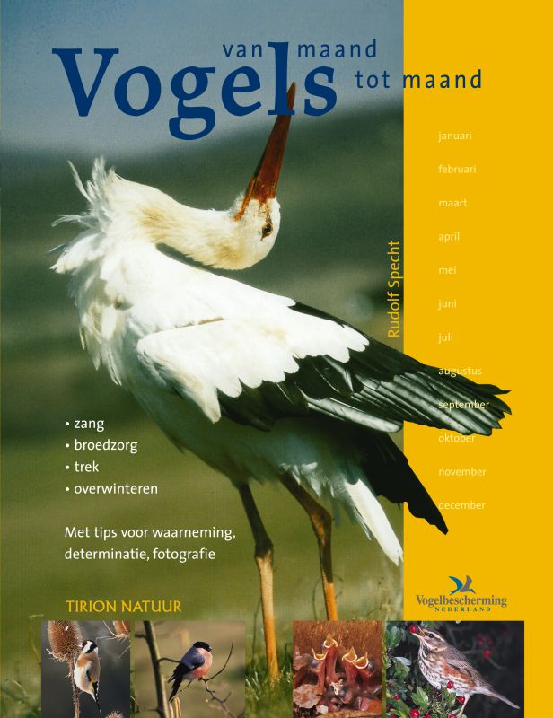 Omslag van Vogels van maand tot maand
