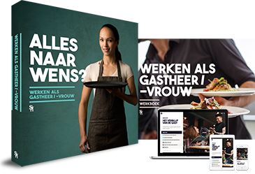 Omslag van Starterspakket SVH Gastheer/-vrouw (Theorie- en praktijkwerkboeken)