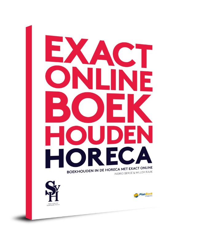 Omslag van Boekhouden voor de horeca met Exact-Online