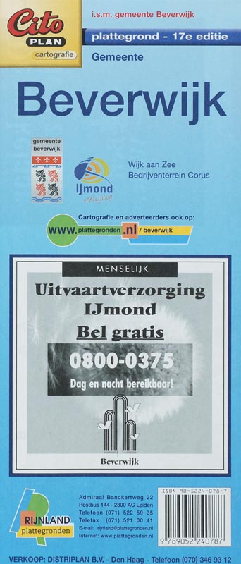 Omslag van Plattegrond van Beverwijk